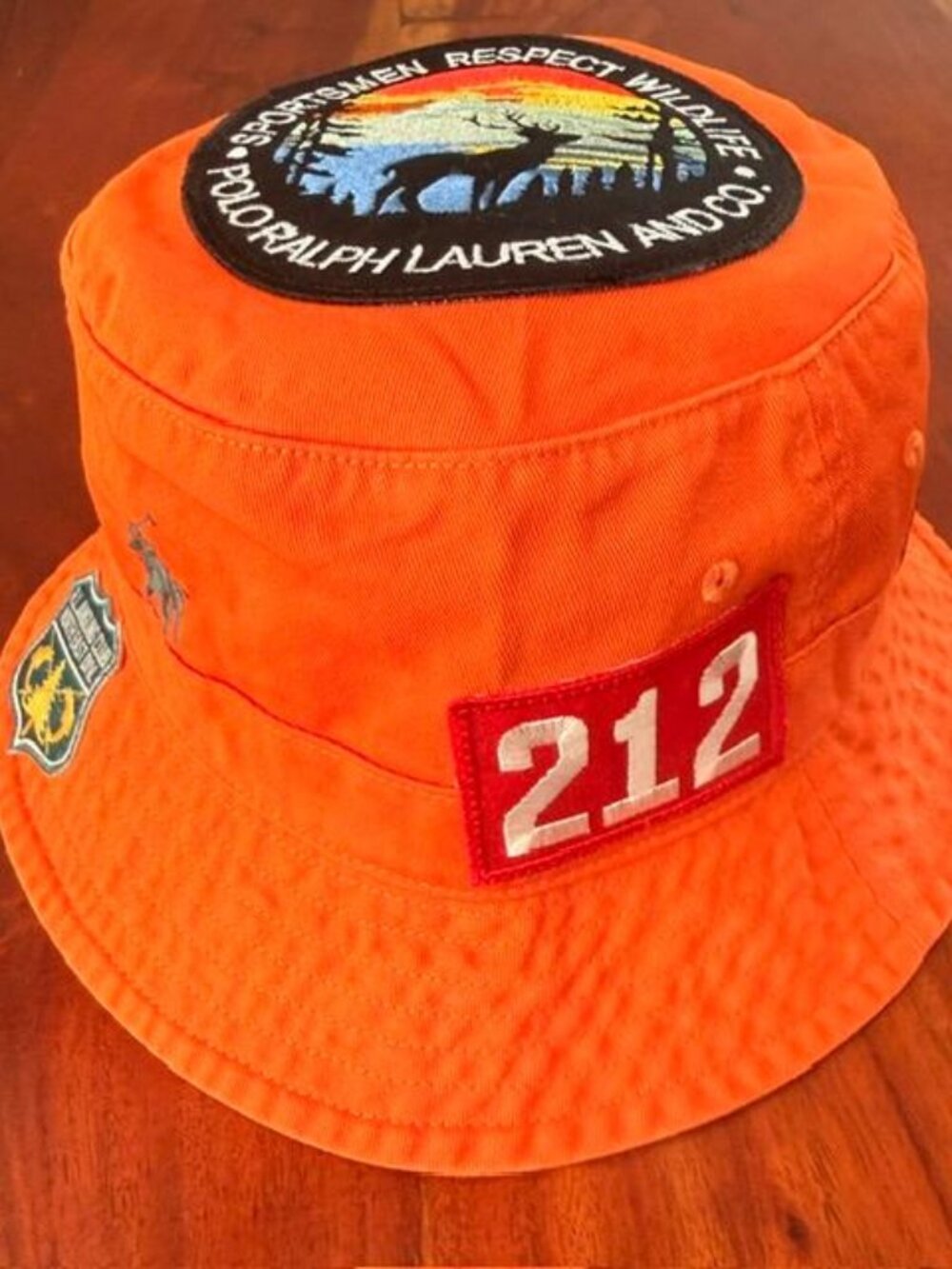 NWT POLO RALPH LAUREN 1 OF 1 SPORTSMAN EXPEDITION SHOTGUN SHELL BUCKET HAT L/XL - Picture 6 of 11